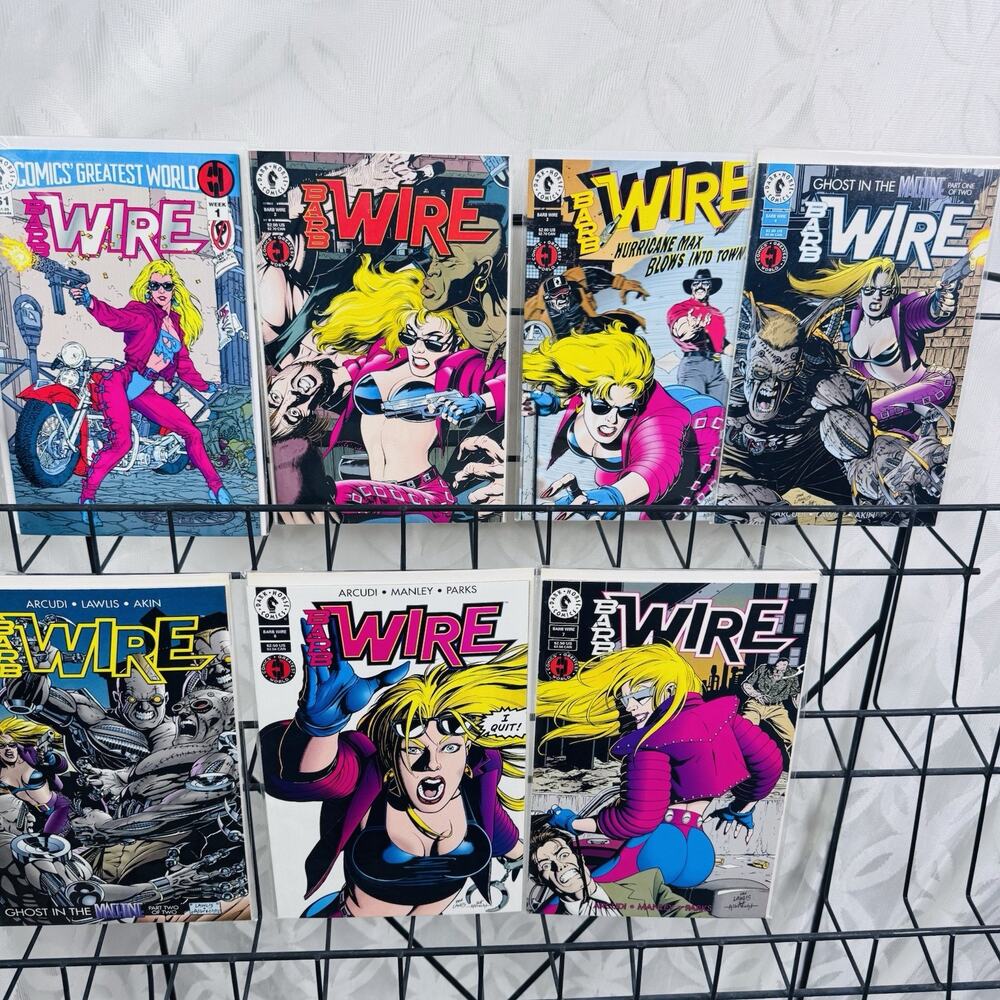 Comics Greatest World: Barb Wire #1 & BW 2-7 (1993, Dark Horse) 1st Appearance‎